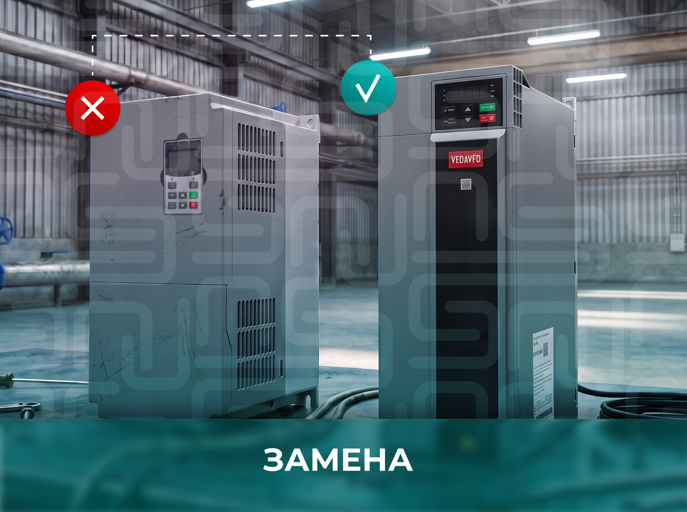 Подбор преобразователей частоты на замену вышедшим из строя и недоступных для поставки в Россию