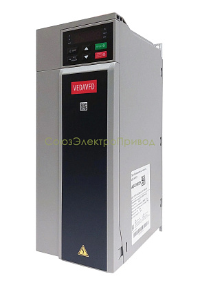 Преобразователь частоты VEDA VFD VF-101 Basic Drive c высокой перегрузкой, 1х220В 5,5 кВт VF-101-P5K5-0020-U-S2-E20-B-H. Производство Россия