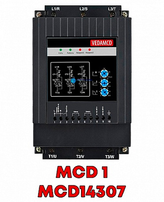 Устройство плавного пуска VEDA MCD1 VM-10-P7K5-0015-T4-CV2-B-M